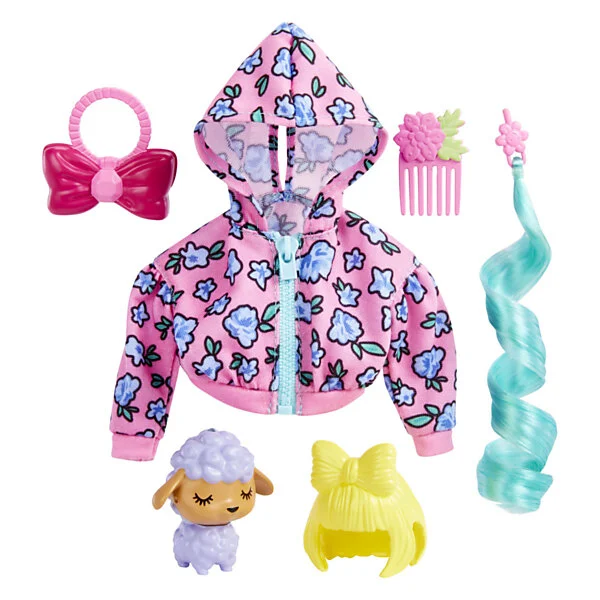 MATTEL Barbie Extra Pet & Fashion Outfit Pack 1 - Floral Online Kopen? - Afbeelding 5