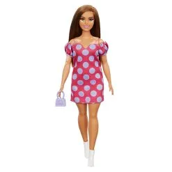 MATTEL Barbie Fashionista Pop - Gestippeld Jurkje Online Kopen?
