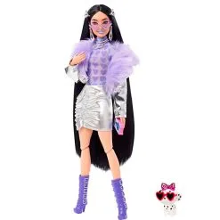 MATTEL Barbie Extra Pop 15 - Purple Fur Purple Boots Online Kopen?