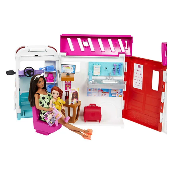 MATTEL Barbie Ambulance Kliniek Speelset Online Kopen? - Afbeelding 4