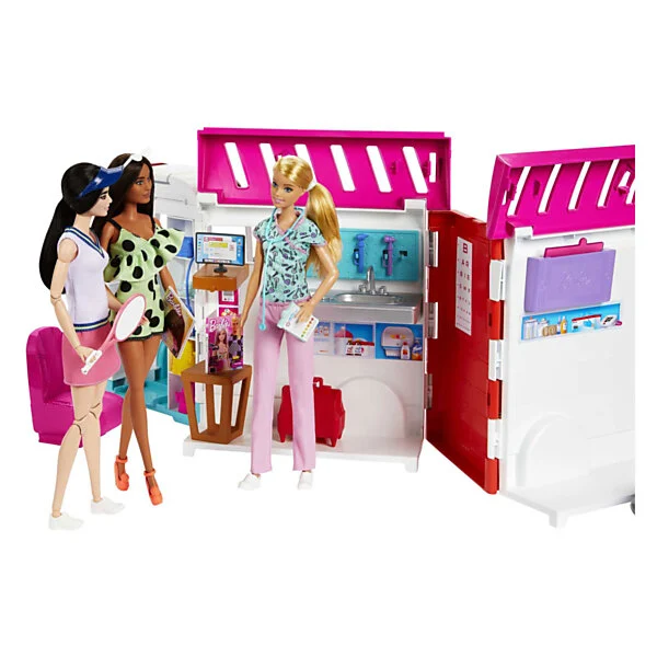 MATTEL Barbie Ambulance Kliniek Speelset Online Kopen? - Afbeelding 5