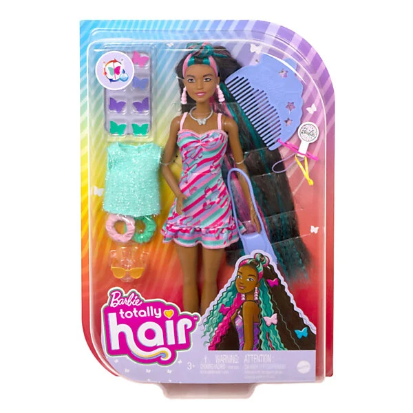MATTEL Barbie Pop Totally Hair - Butterfly Online Kopen? - Afbeelding 2