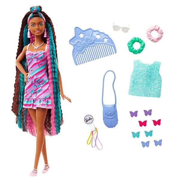MATTEL Barbie Pop Totally Hair - Butterfly Online Kopen? - Afbeelding 12