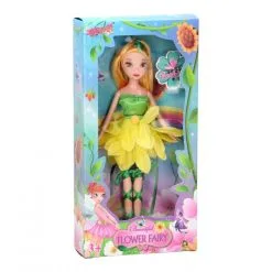 Pop Bloemenmeisje - Geel, 24cm