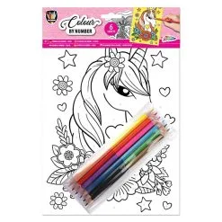 Grafix Kleuren Op Nummer A4 - Eenhoorn Online Kopen?