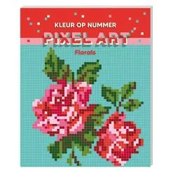 Kleuren Op Nummer Pixel Art - Florals