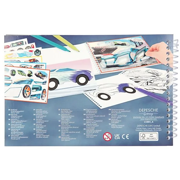 Monster Cars Pocket Kleurboek - Afbeelding 6
