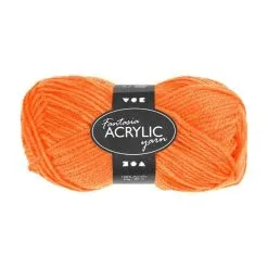 Creativ Company Acrylgaren Neon - Neon Oranje, 50gr Online Kopen?