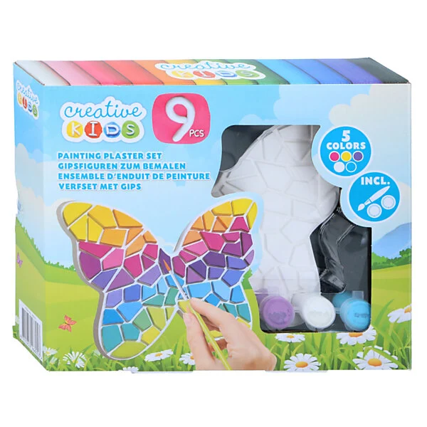 Gips Schilderen Patronen, 9dlg. - Afbeelding 4