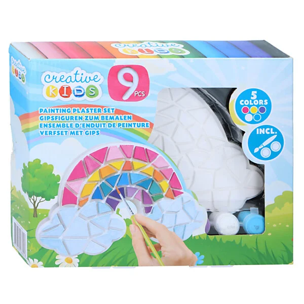 Gips Schilderen Patronen, 9dlg. - Afbeelding 5