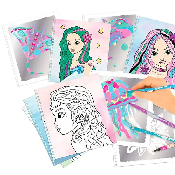 TOPModel Fantasy Model Silver Art Kleurboek Online Kopen? - Afbeelding 3