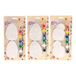 Schilderset Ei Met Lint, 6st.