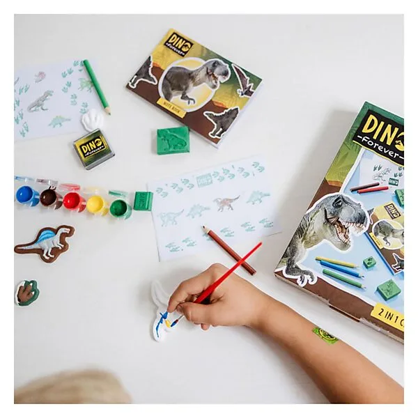 Totum Dino Forever - 2in1 Gips En Kleur Creativity Set Online Kopen? - Afbeelding 8