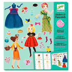Djeco Papieren Aankleedpoppen Met Stickers Online Kopen?