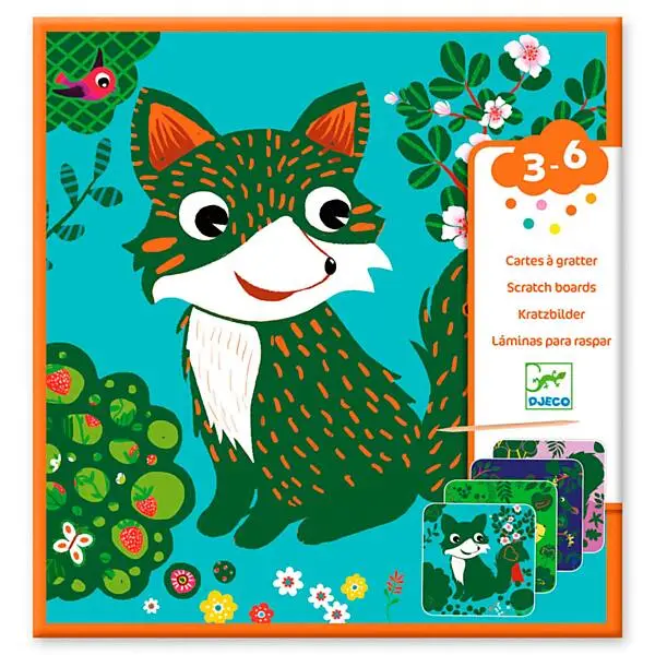 Djeco Kraskaarten - Kleine Dieren Online Kopen?