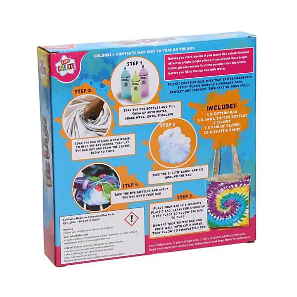 Tie-Dye Knutselset Met Tas - Afbeelding 2