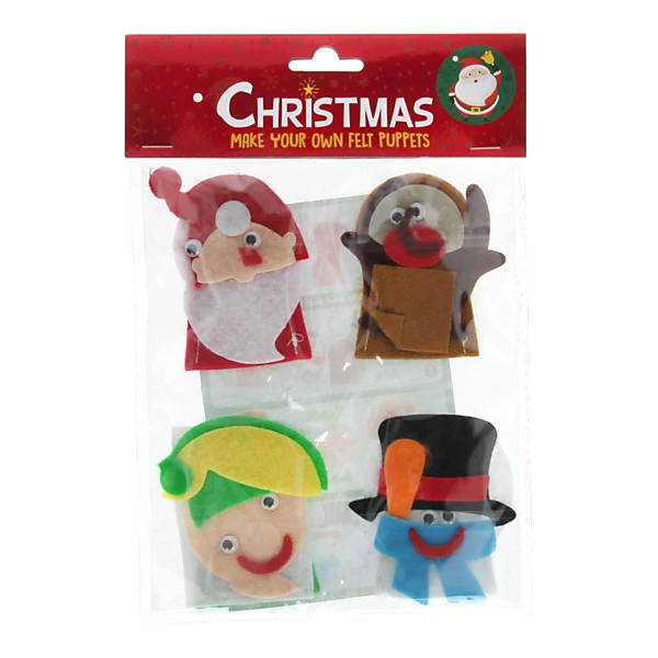 Wins-holland Maak Je Eigen Vilten Vingerpoppen Kerst, 4st. Online Kopen? - Afbeelding 2