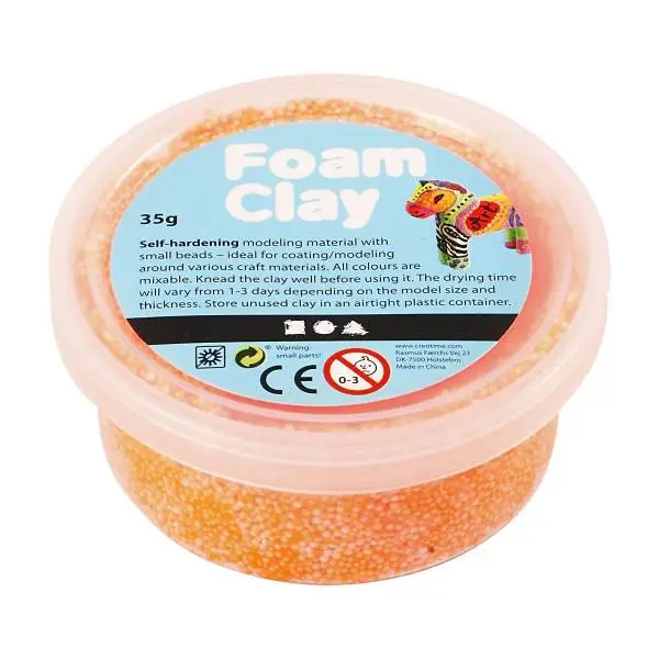 Creativ Company Foam Clay - Neon Oranje, 35gr. Online Kopen?