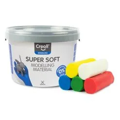 Creall Supersoft Klei 5 Kleuren, 1750gr. Online Kopen?