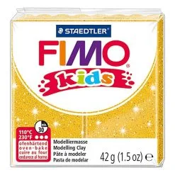 FIMO Kids Boetseerklei Glitter Goud, 42gr Online Kopen?