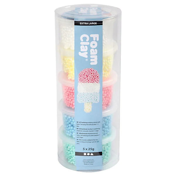 Creativ Company Foam Clay Extra Large, 5 Kleuren Online Kopen? - Afbeelding 2