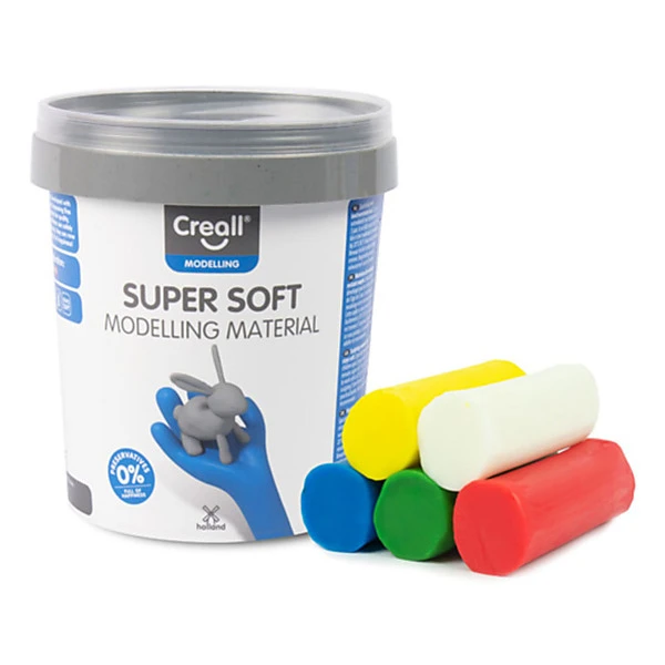 Creall Supersoft Klei 5 Kleuren, 450gr. Online Kopen?