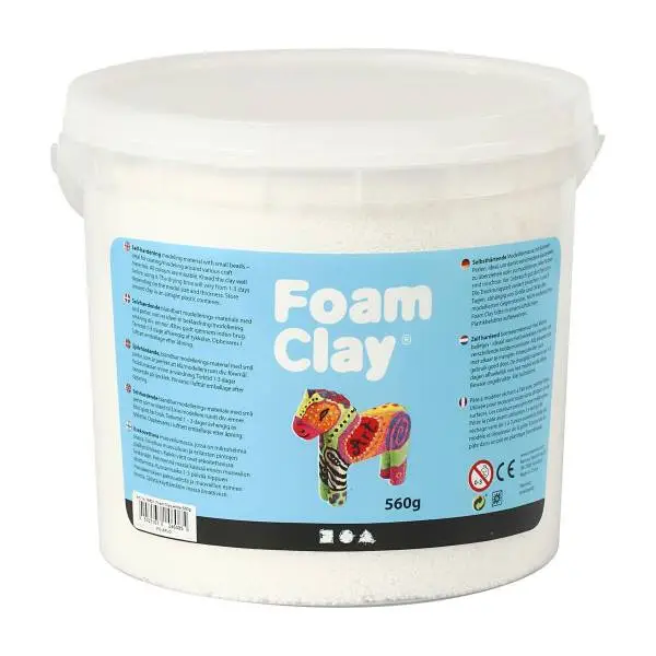 Creativ Company Foam Clay - Wit, 560gr. Online Kopen? - Afbeelding 3