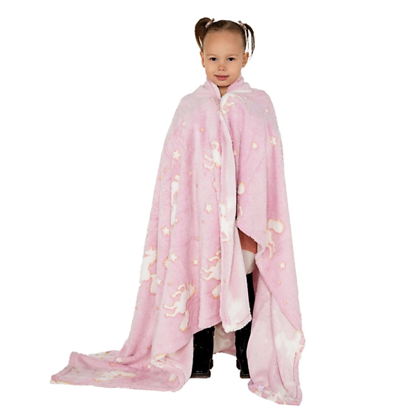 Toi Toys Glow N Fun Glow In The Dark Deken Eenhoorn, 130x150cm Online Kopen? - Afbeelding 3