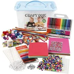 Creativ Company Hobbybox Blauw Met Creatieve Materialen, 1st. Online Kopen?