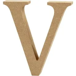 Creativ Company Letter V MDF 8cm, 1st. Online Kopen?