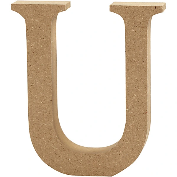 Creativ Company Letter U MDF 8cm, 1st. Online Kopen? - Afbeelding 3